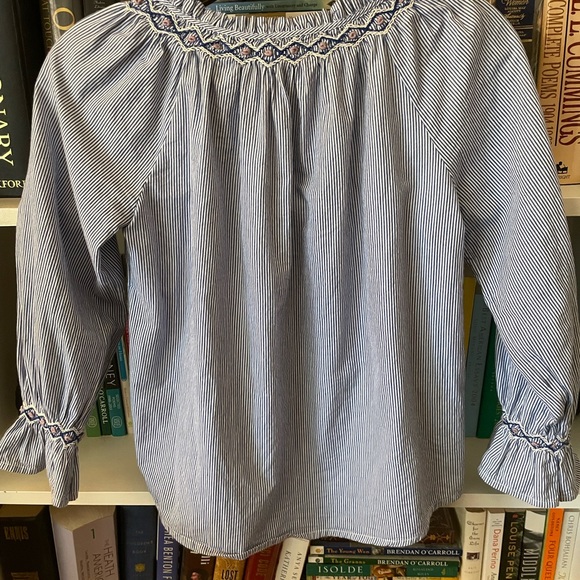 Peek Kids Smocked Boho Top with Tassels 8 - Picture 5 of 5